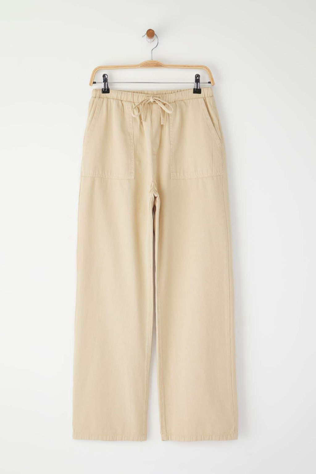 Tas Beli Lastikli Yuksek Bel Wide Leg Jeans TWOSS25JE00303