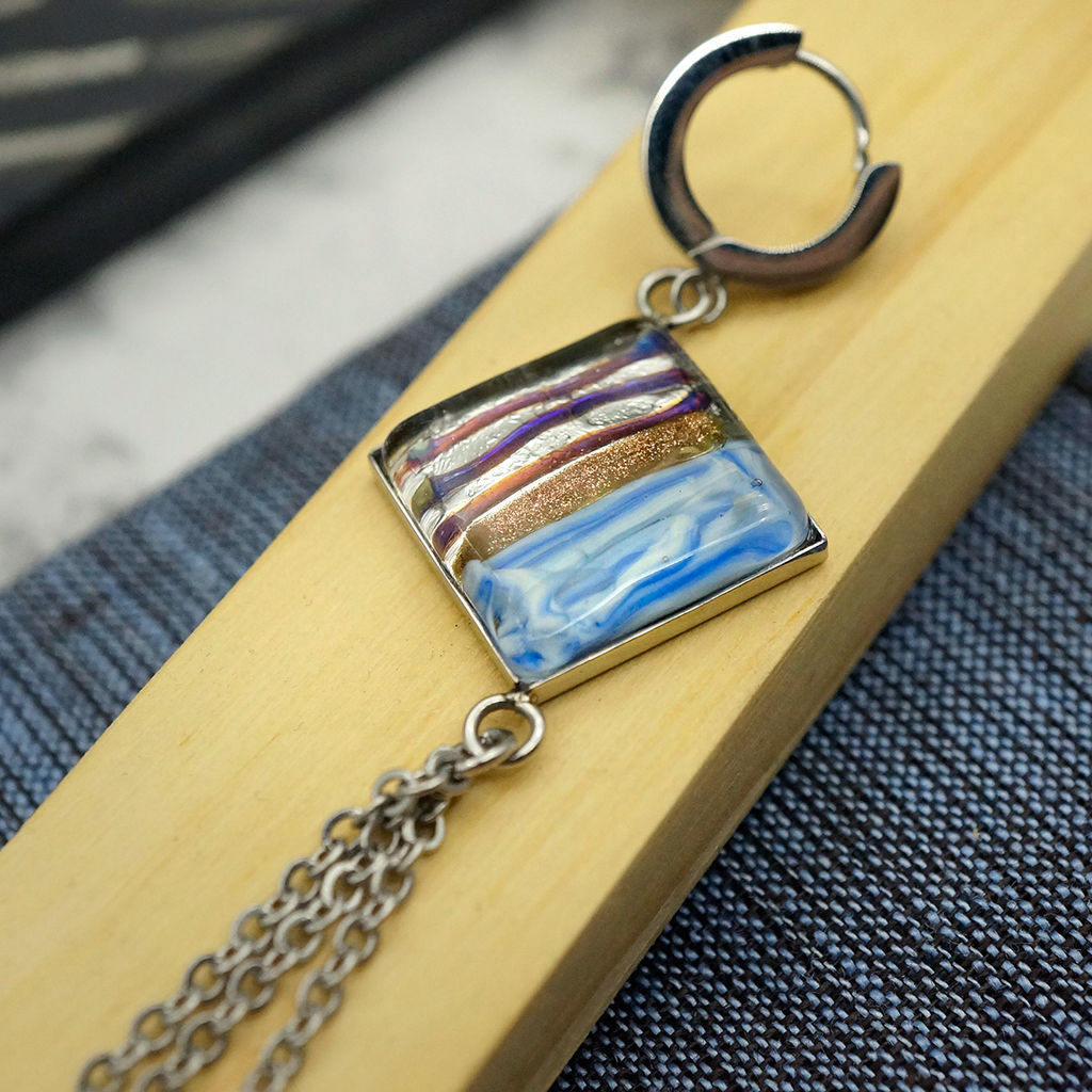 Серьги из муранского стекла