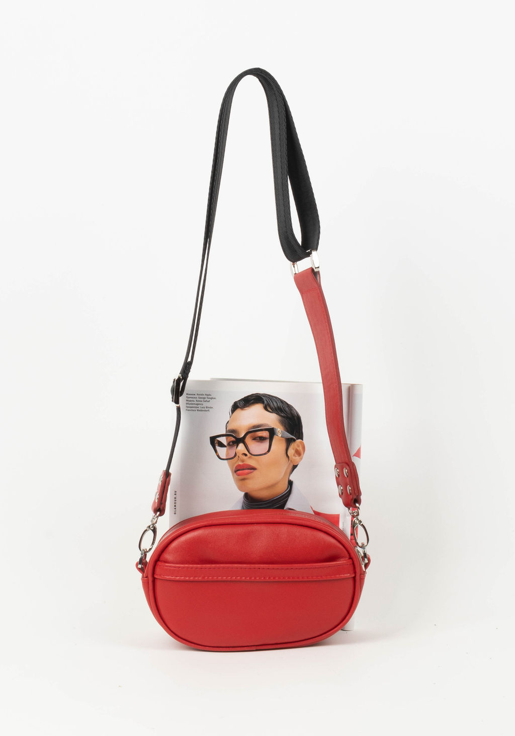 L-Craft Маленькая круглая сумка из кожи №L198