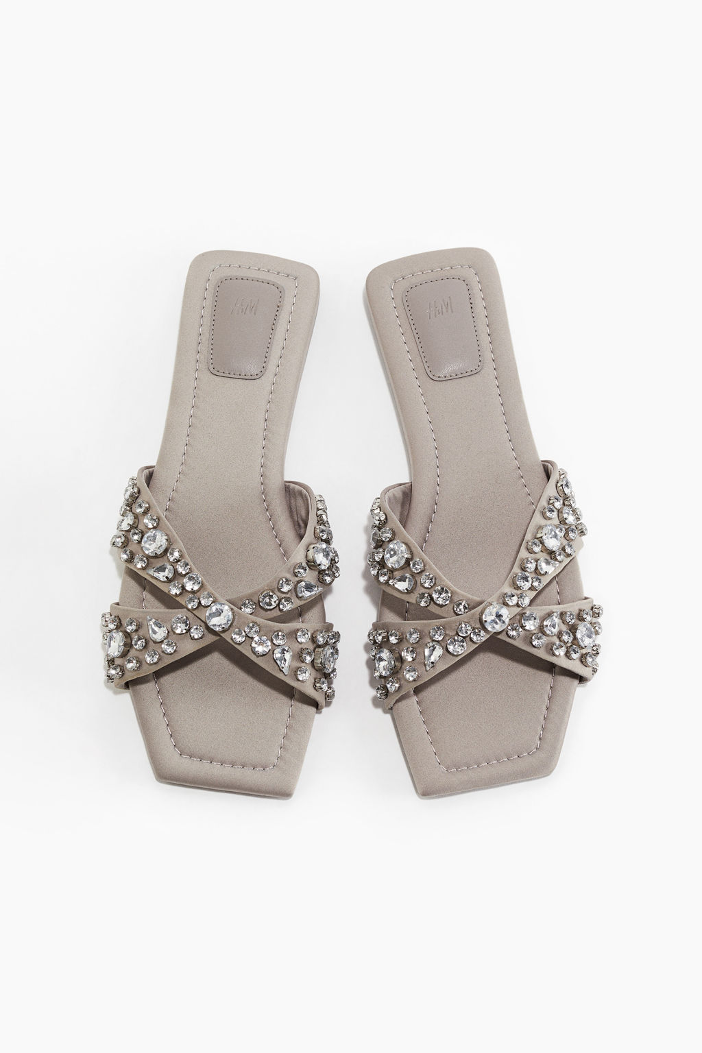 Sandalias de sat?n con strass - H&m фото 2