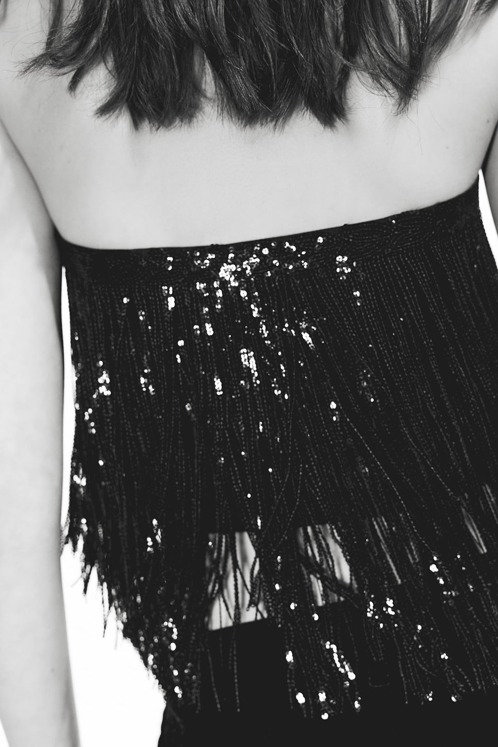 Sequin-fringed bandeau top - H&m фото 3