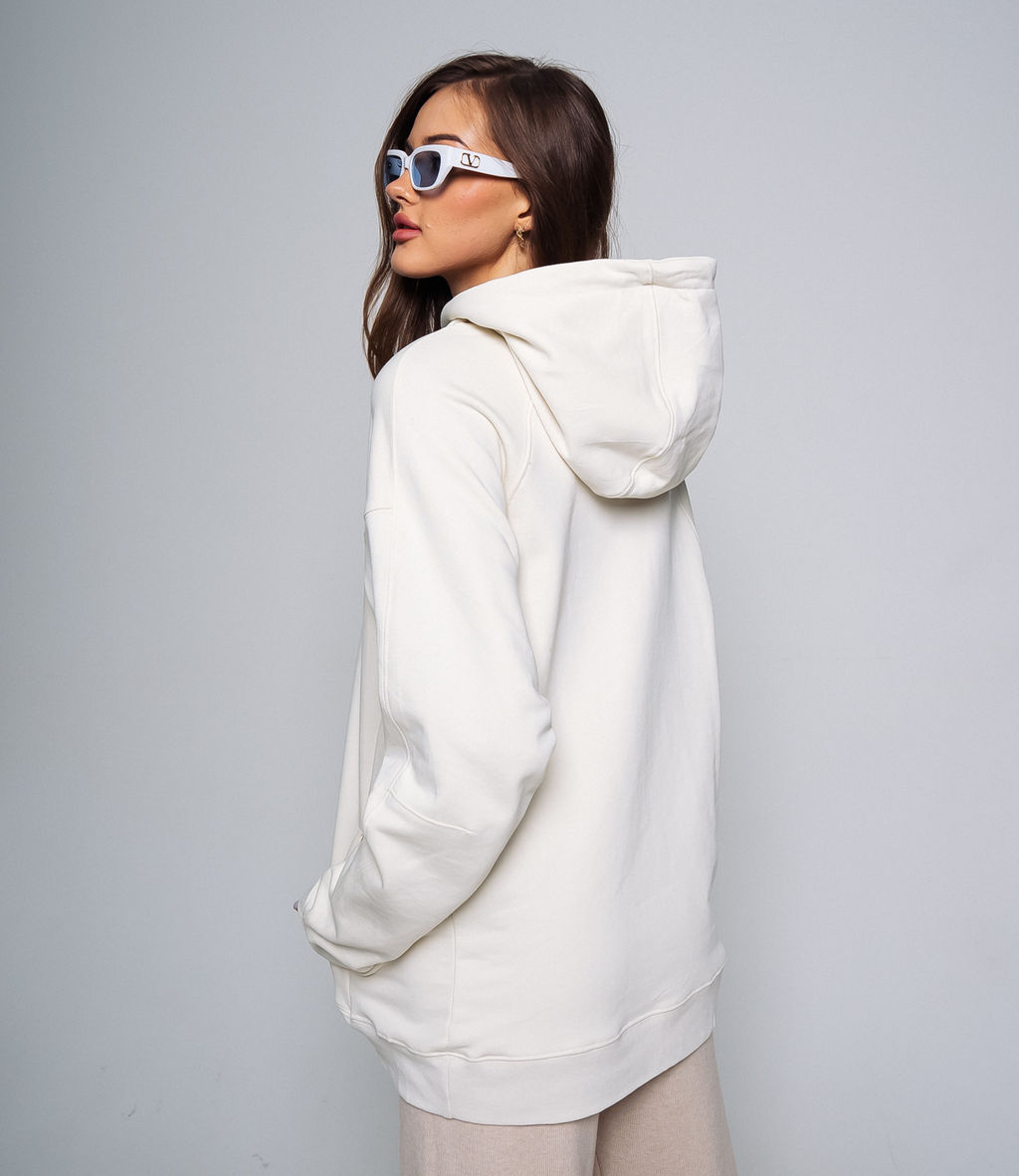 Худи #ОКТ1660, слоновая кость