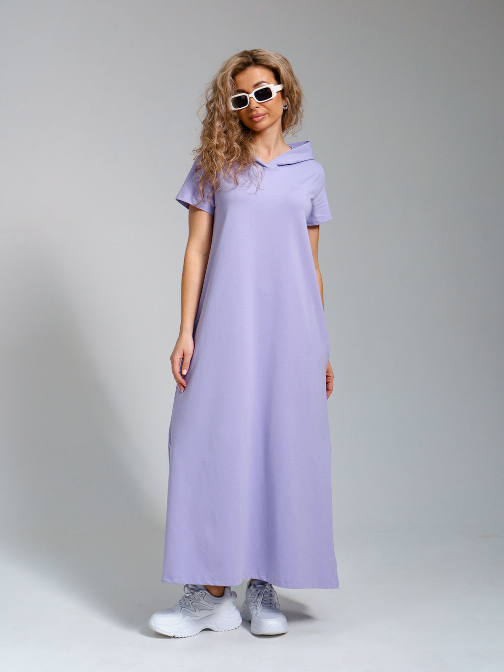 970 Платье-мантия "Лиловый"