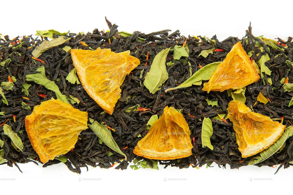 Черный ароматизированный чай GRUNBERG LITE  Мандариновая роща   фото 2