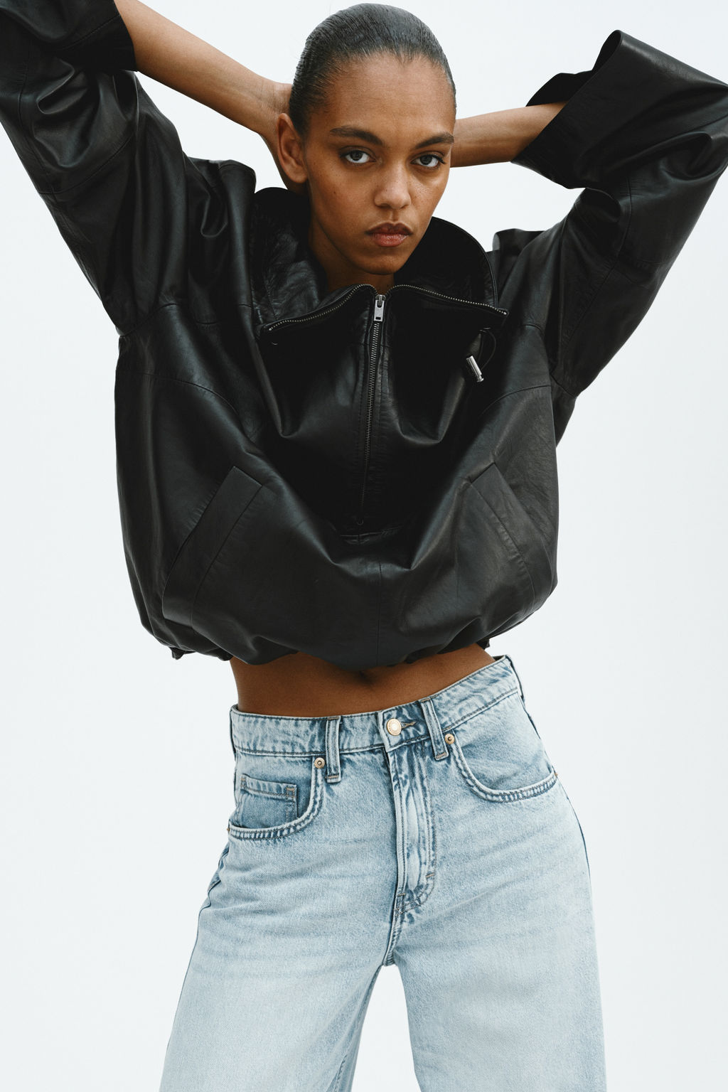 Wide High Waist Jeans - H&m фото 6