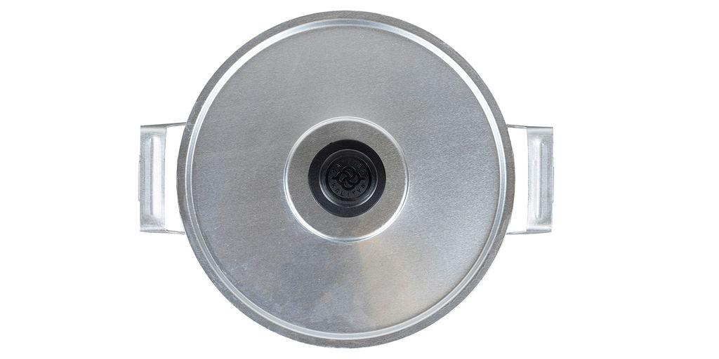 АЛ_ПОВАРСКАЯ Кастрюля 6,0 л, мет. руч, мет.крышка пласт. пипка арт.14060 Калитва