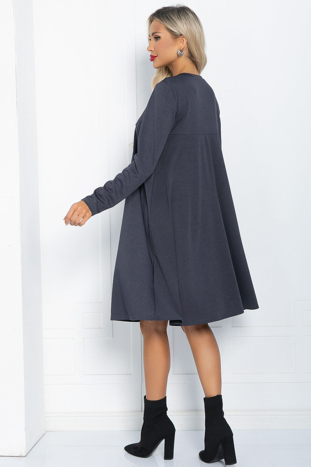 Платье Флейта (джинс) П11622 - Lt collection фото 2