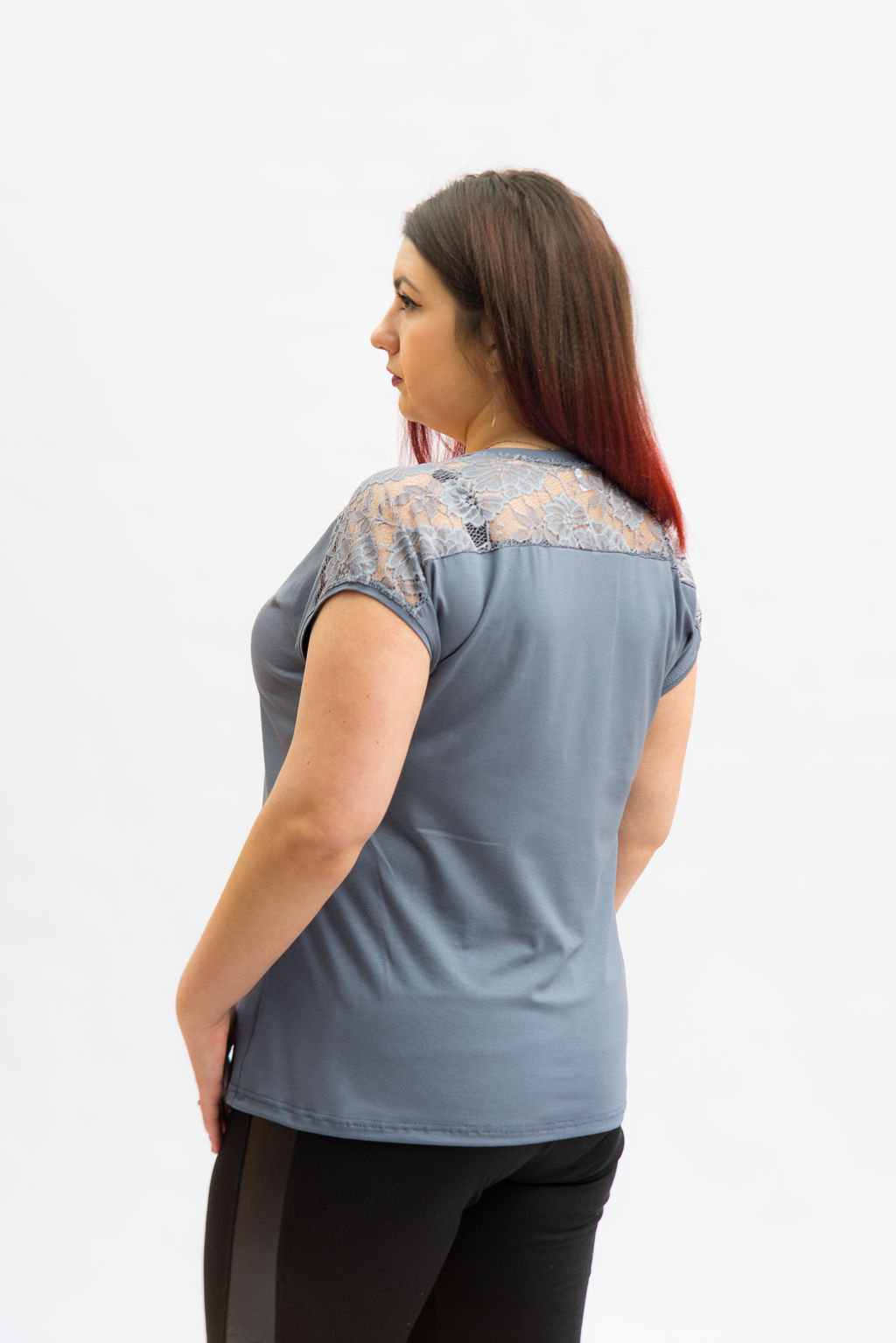 Футболка Кимоно-кружево Вискоза 95%, лайкра 5% - Ивассорти фото 26