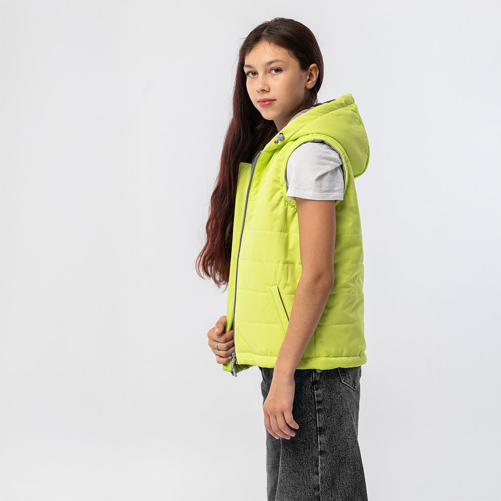 RODOS Жилет детский демисезон М-313 Лайм  фото 3