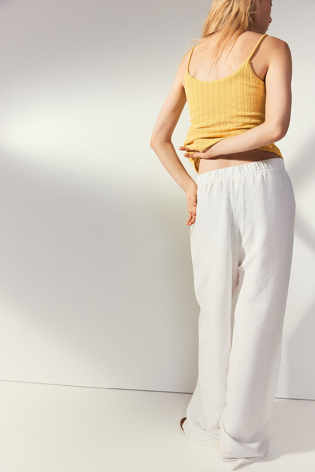 Top de tirantes en punto pointelle - H&m фото 4