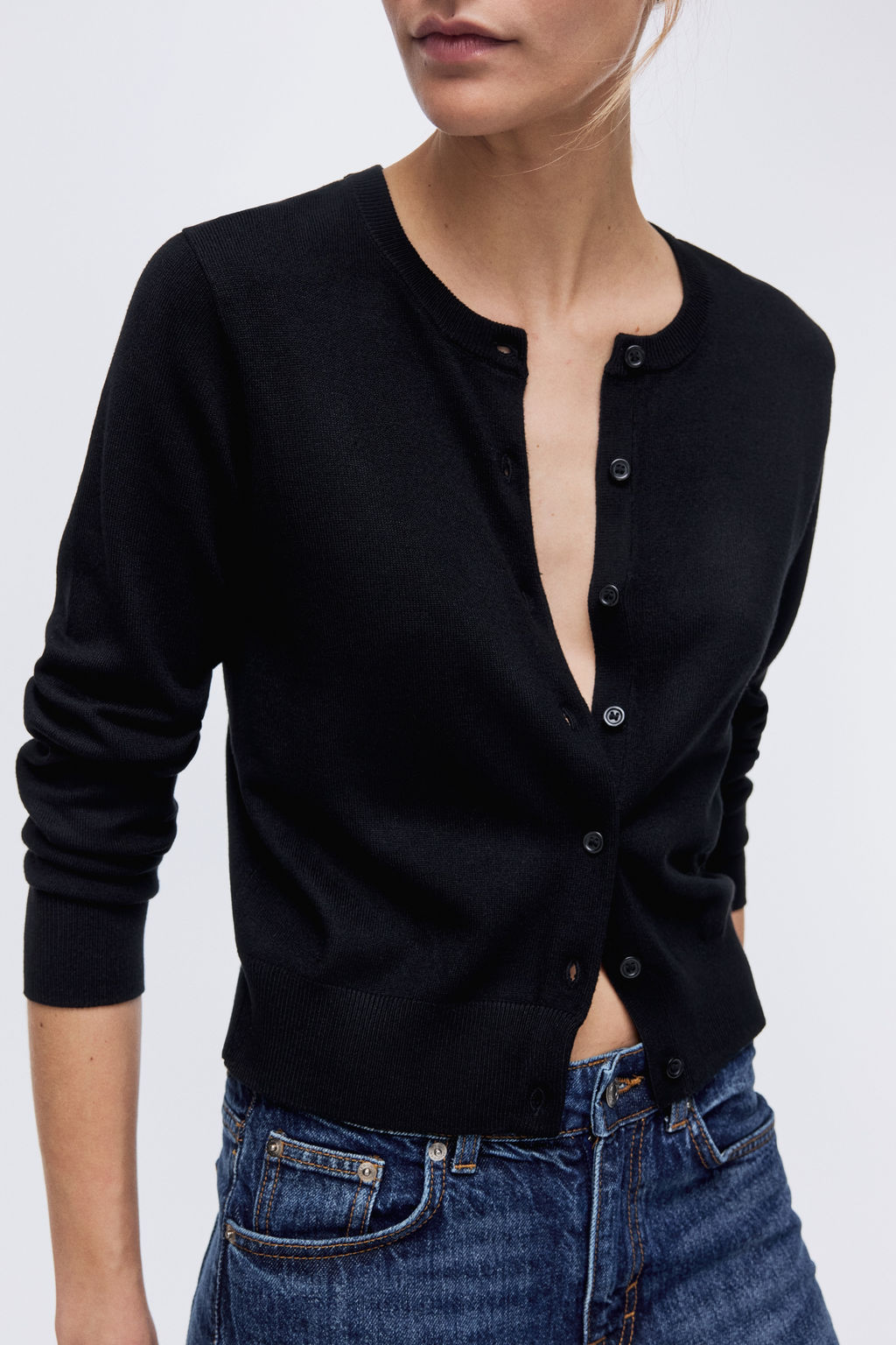 Cardigan en punto fino - H&m фото 20