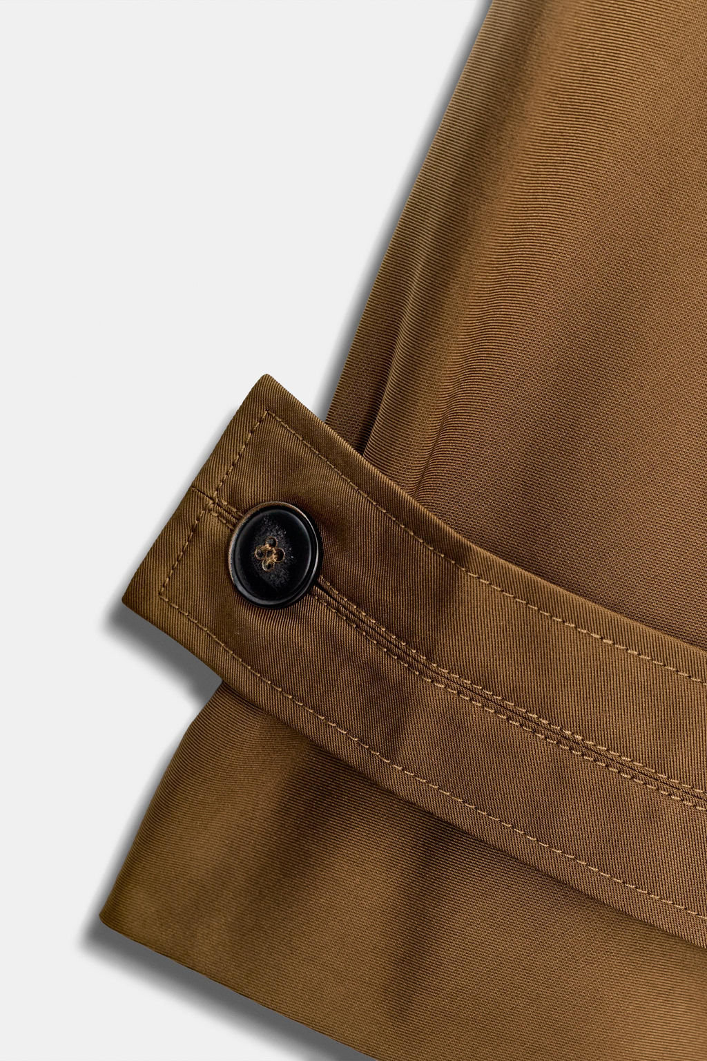 TRENCH CORTO WATER REPELLENT ZW COLLECTION / Tostado - Zara фото 9