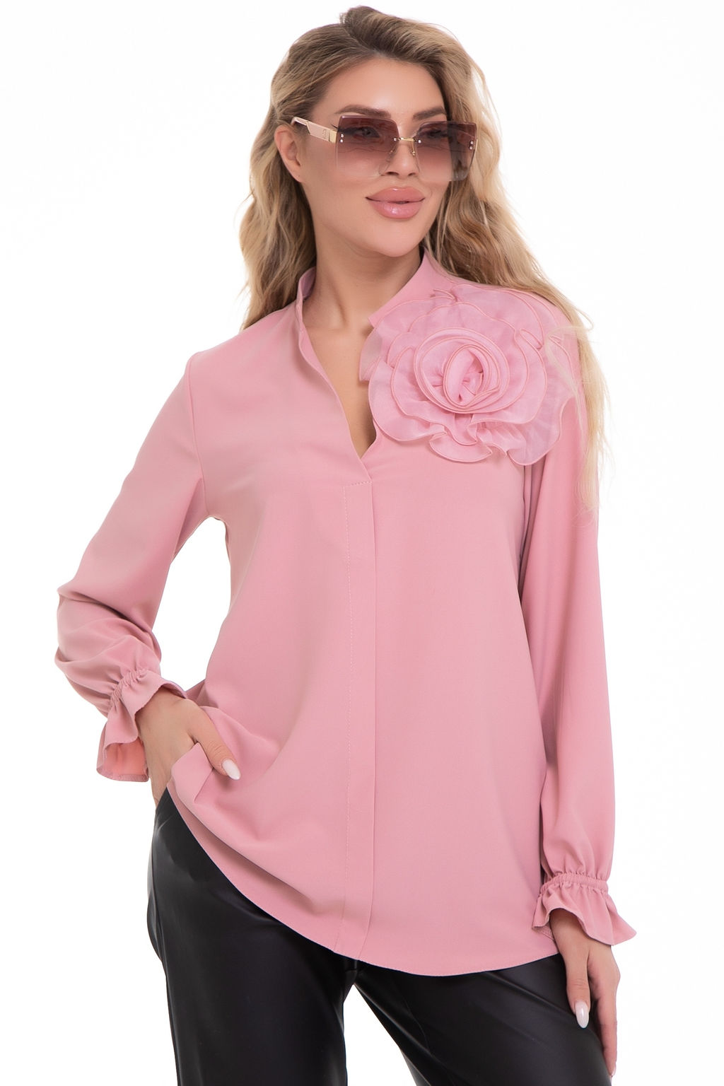 Блуза Модная Люкс (пудра)