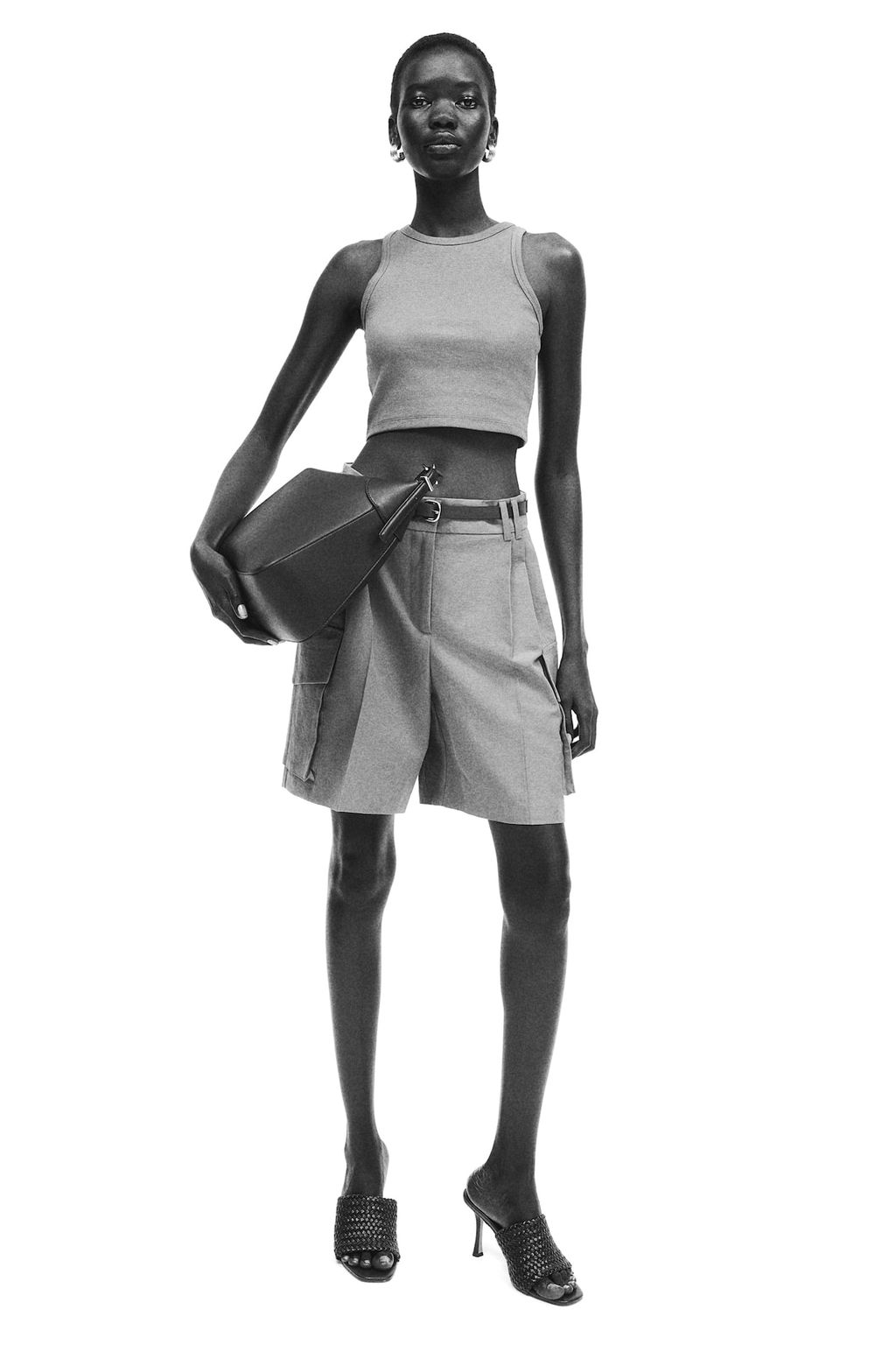 Camiseta cropped sin mangas - H&m фото 2