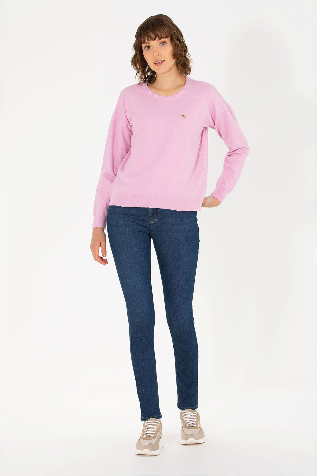 Женский свитер с круглым вырезом Магнолия Неожиданная скидка в корзине - U.s. polo assn фото 4