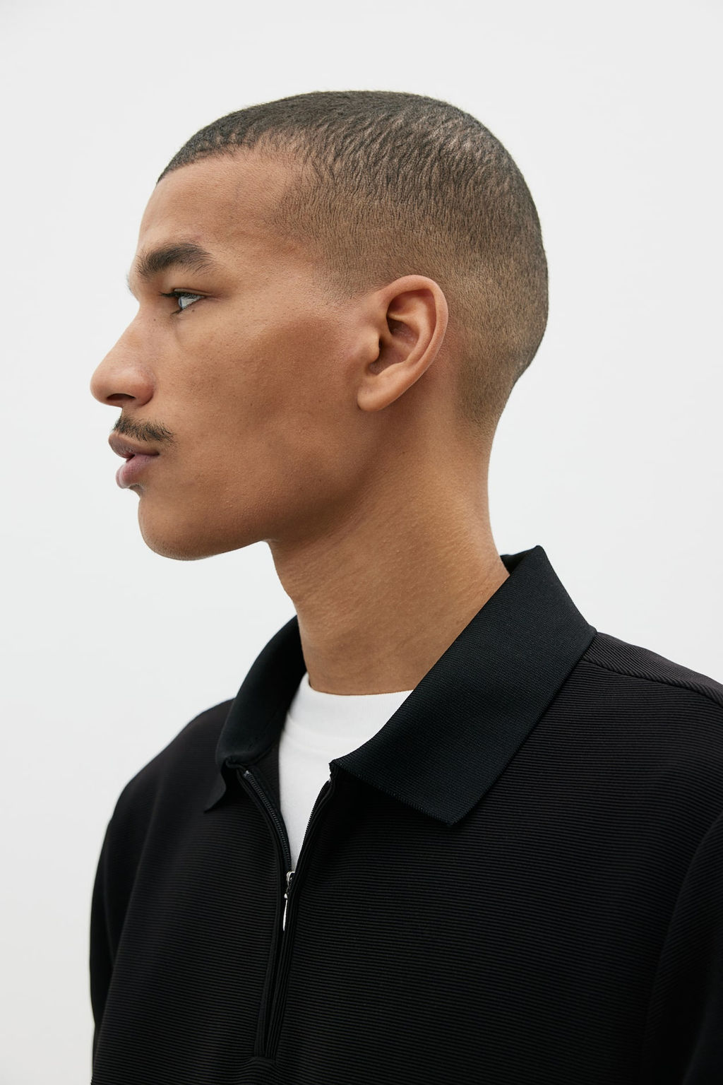 Polo con media cremallera Slim Fit - H&m фото 3