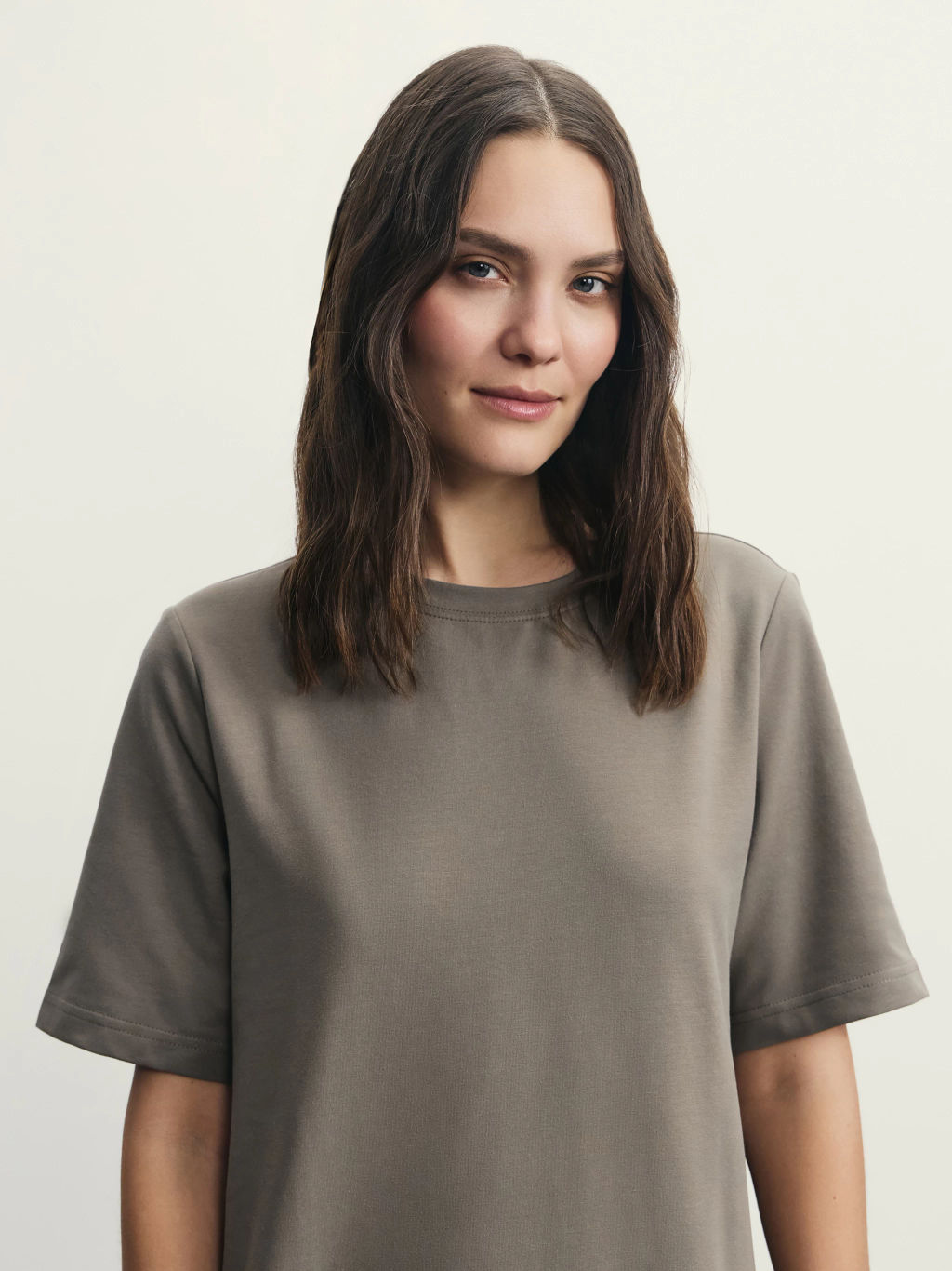 Платье-футболка из хлопка / Zarina  фото 5