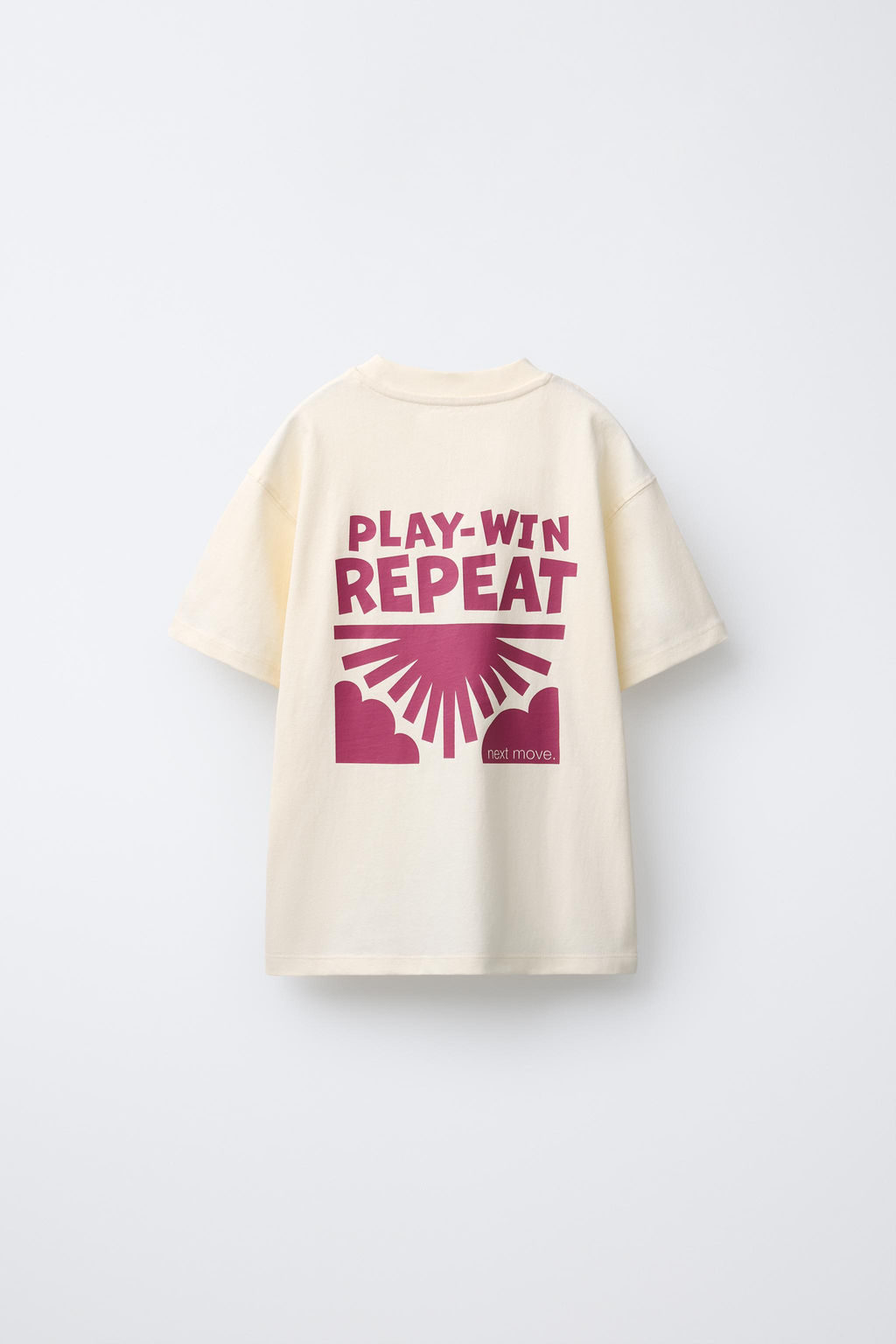 PLAIN T-SHIRT WITH PATCH APPLIQU_ - Zara фото 2