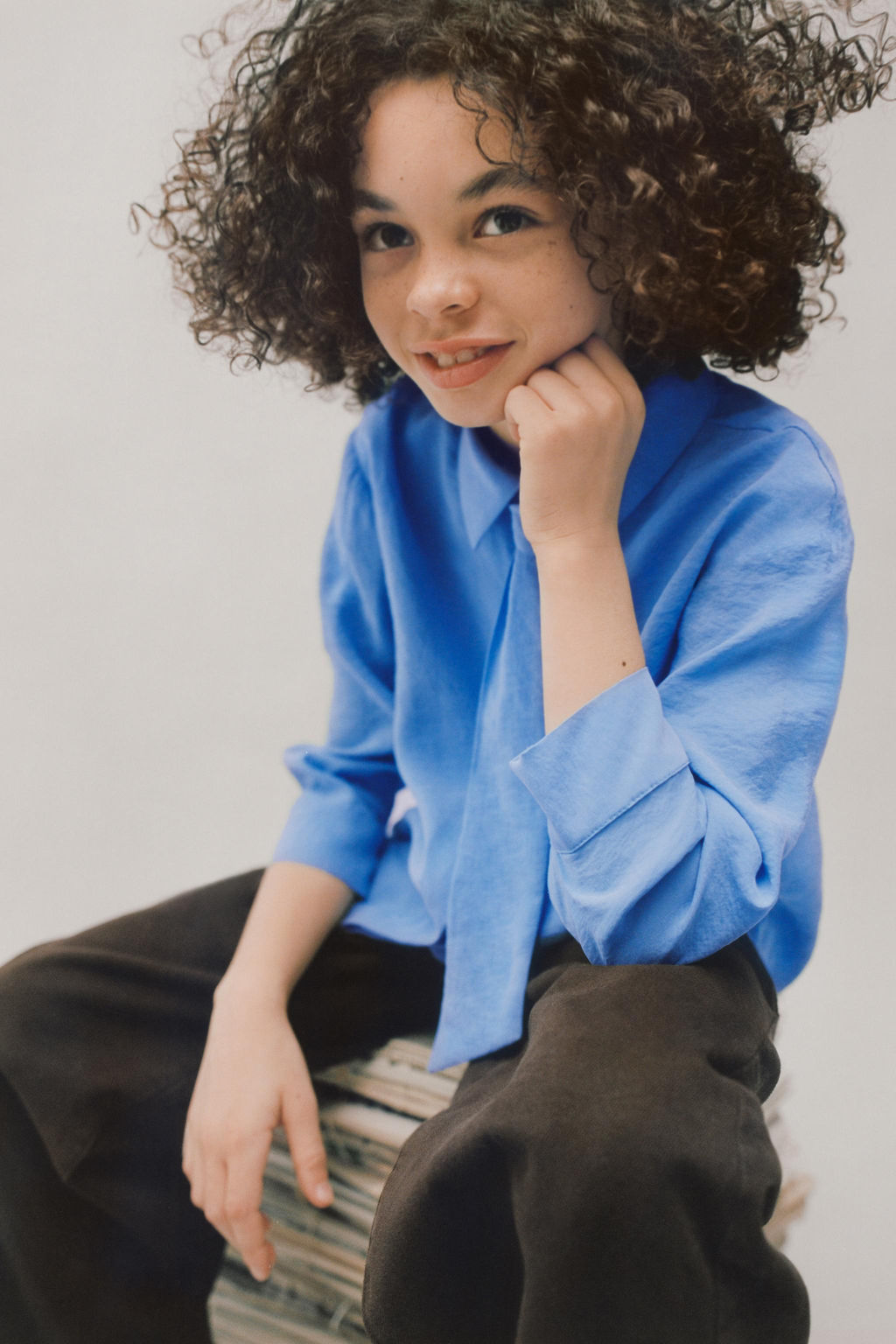 SHIRT WITH TIE DETAIL - Zara фото 7