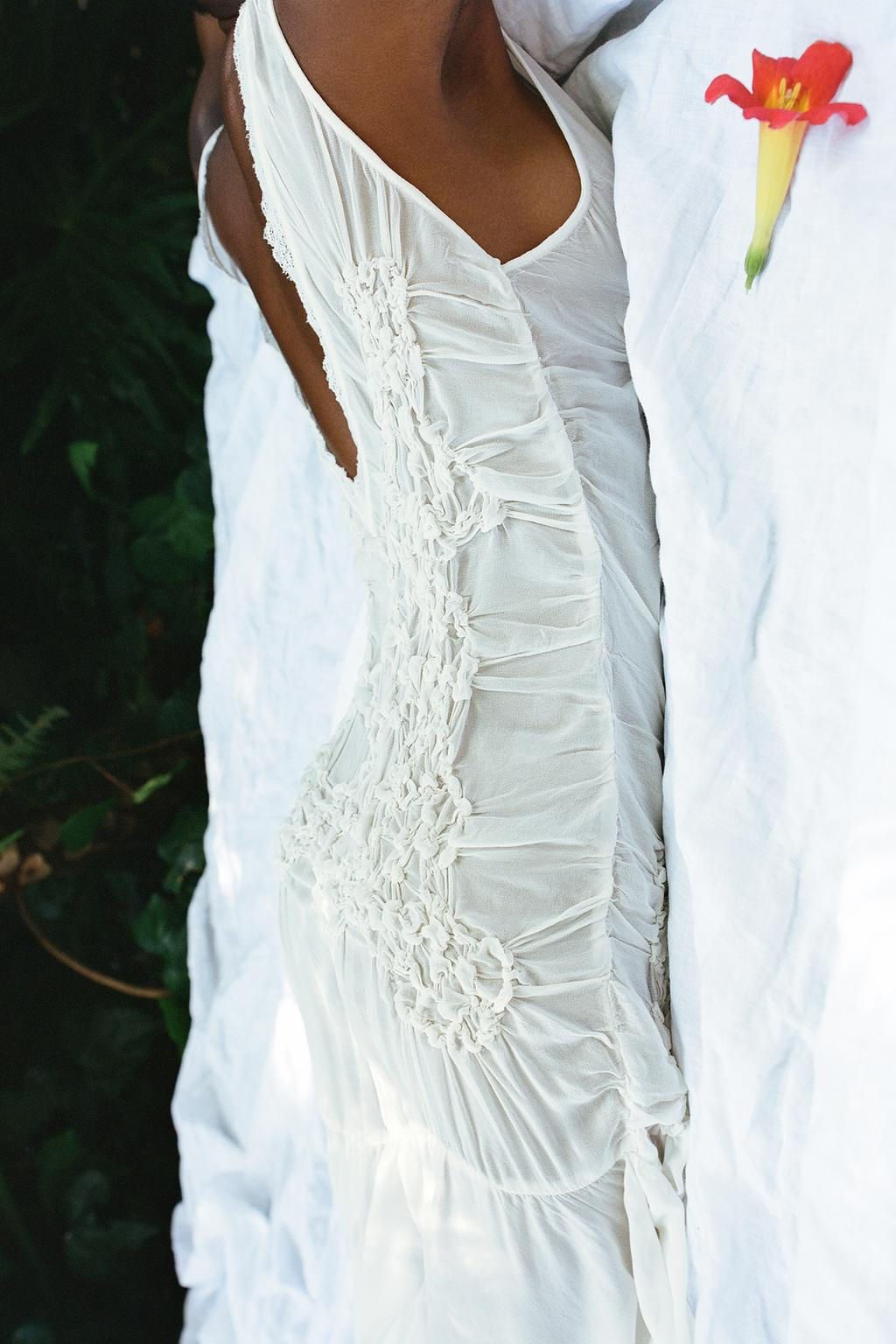 SEMI-SHEER TEXTURED DRESS - Zara фото 4