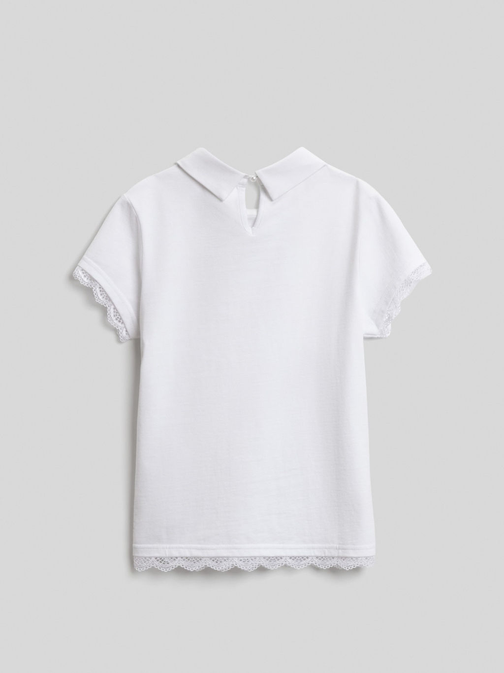 ACOOLA / Блузка детская для девочек Gvinevra белый  фото 2