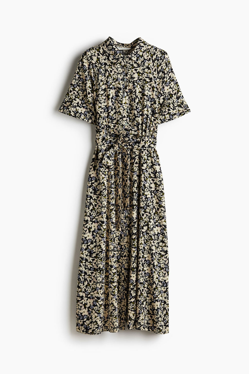 Vestido camisero con cinturon de anudar - H&m фото 22