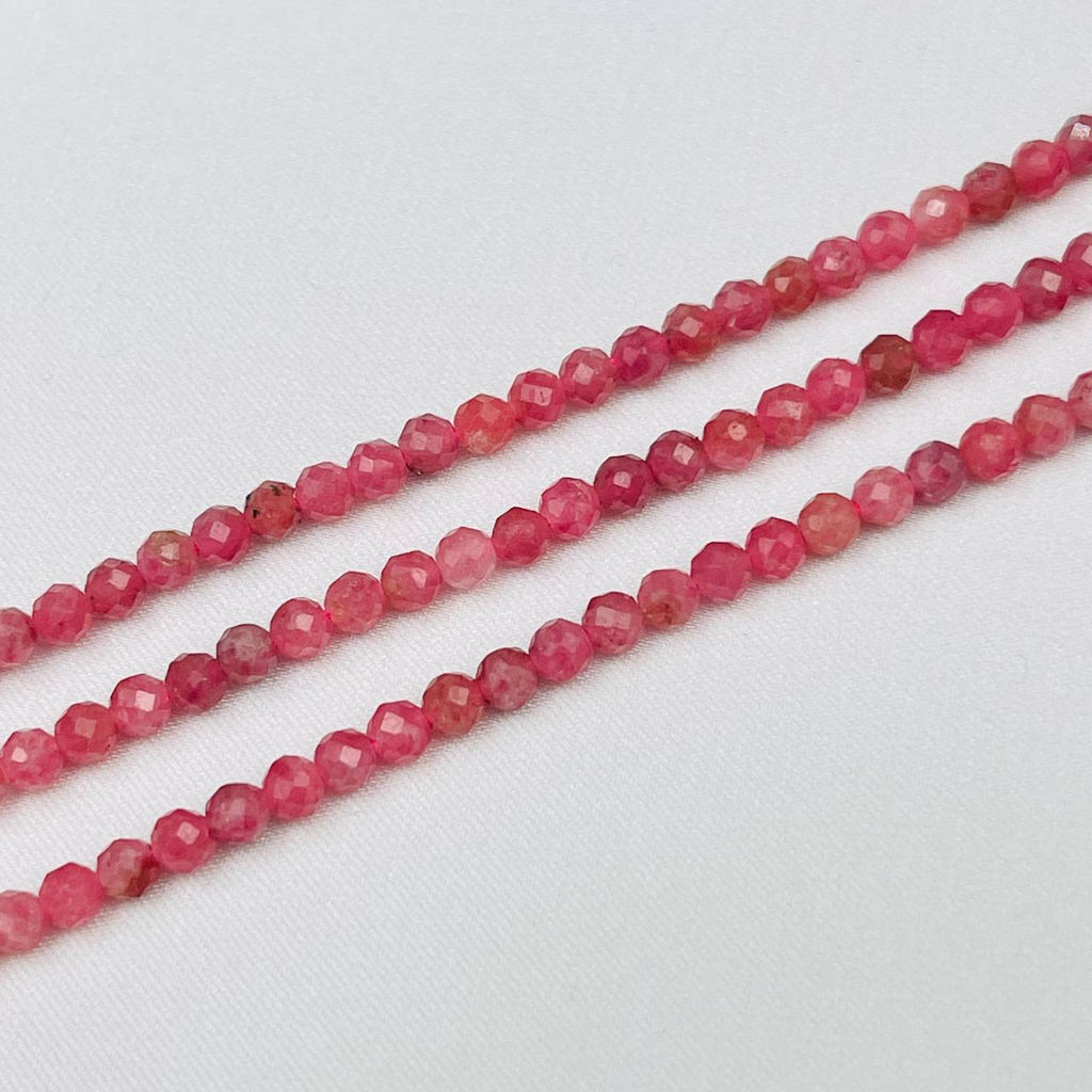 Бусины для украшения из Родонита 40 см