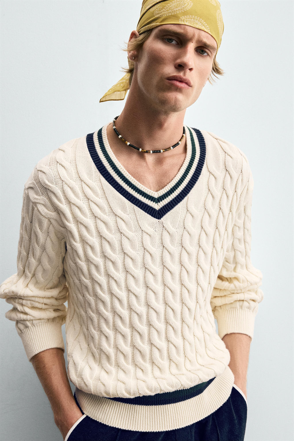 CABLE-KNIT SWEATER - Zara фото 12