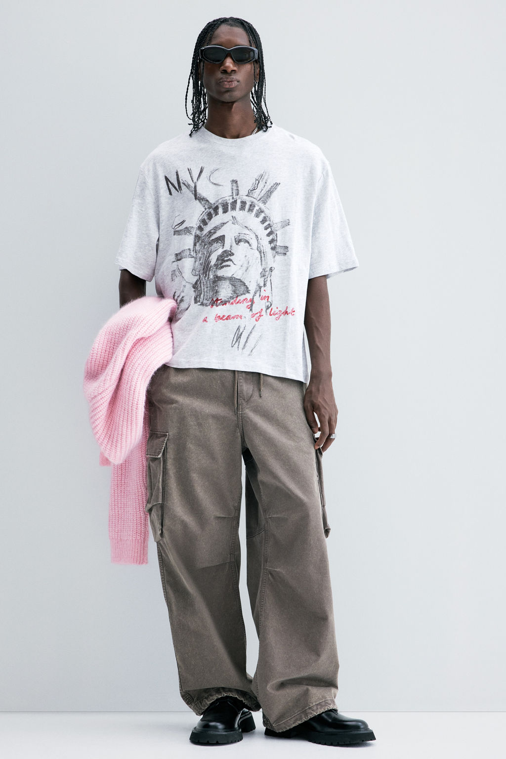Camiseta Oversized Fit - H&m фото 7