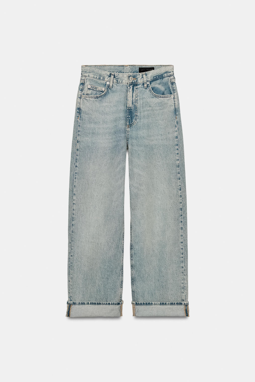 ZW COLLECTION MID-WAIST BAGGY JEANS - Zara фото 14