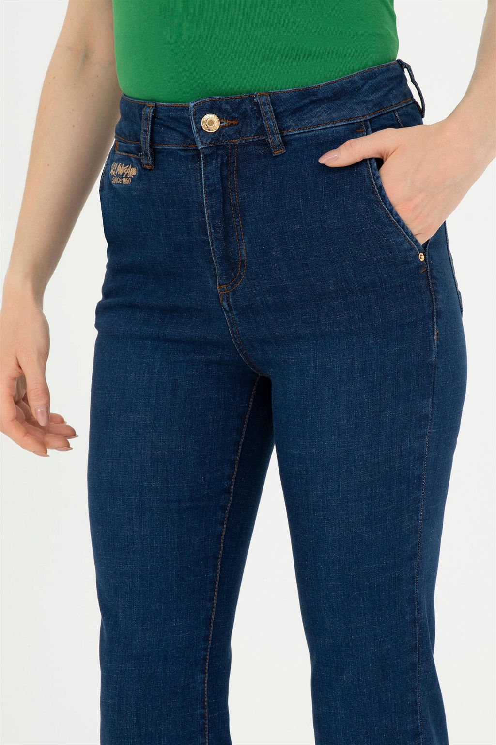 Женские синие джинсовые брюки - U.s. polo assn фото 6