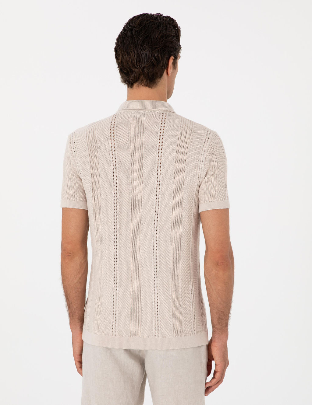 Bej Regular Fit Triko H_rka - Cacharel фото 5