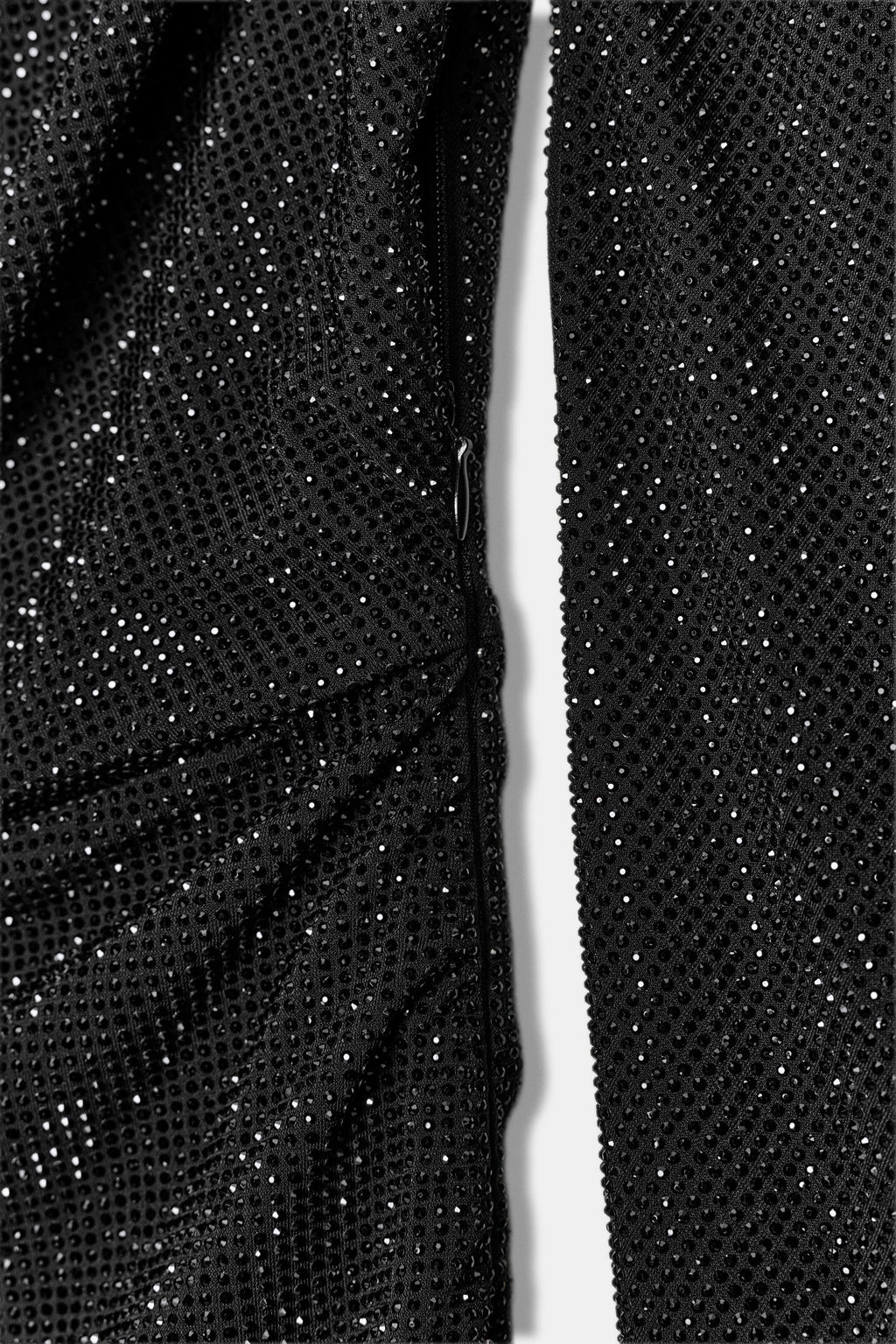 ASYMMETRIC RHINESTONE SHORT DRESS - Zara фото 9