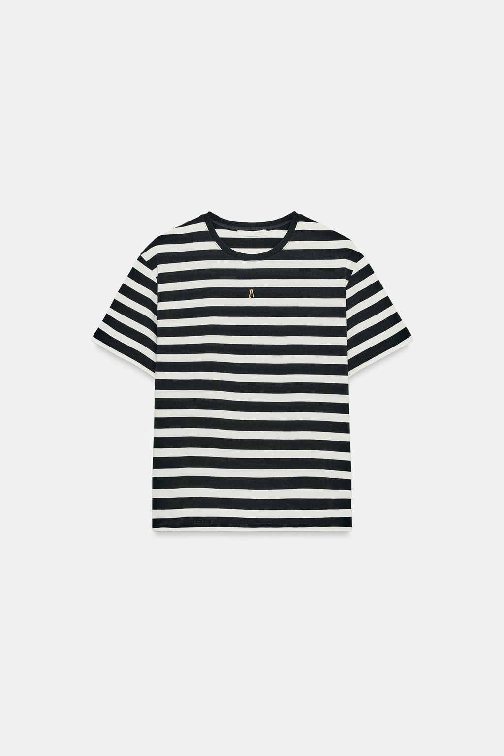 CAMISETA RAYAS ZA / Marino