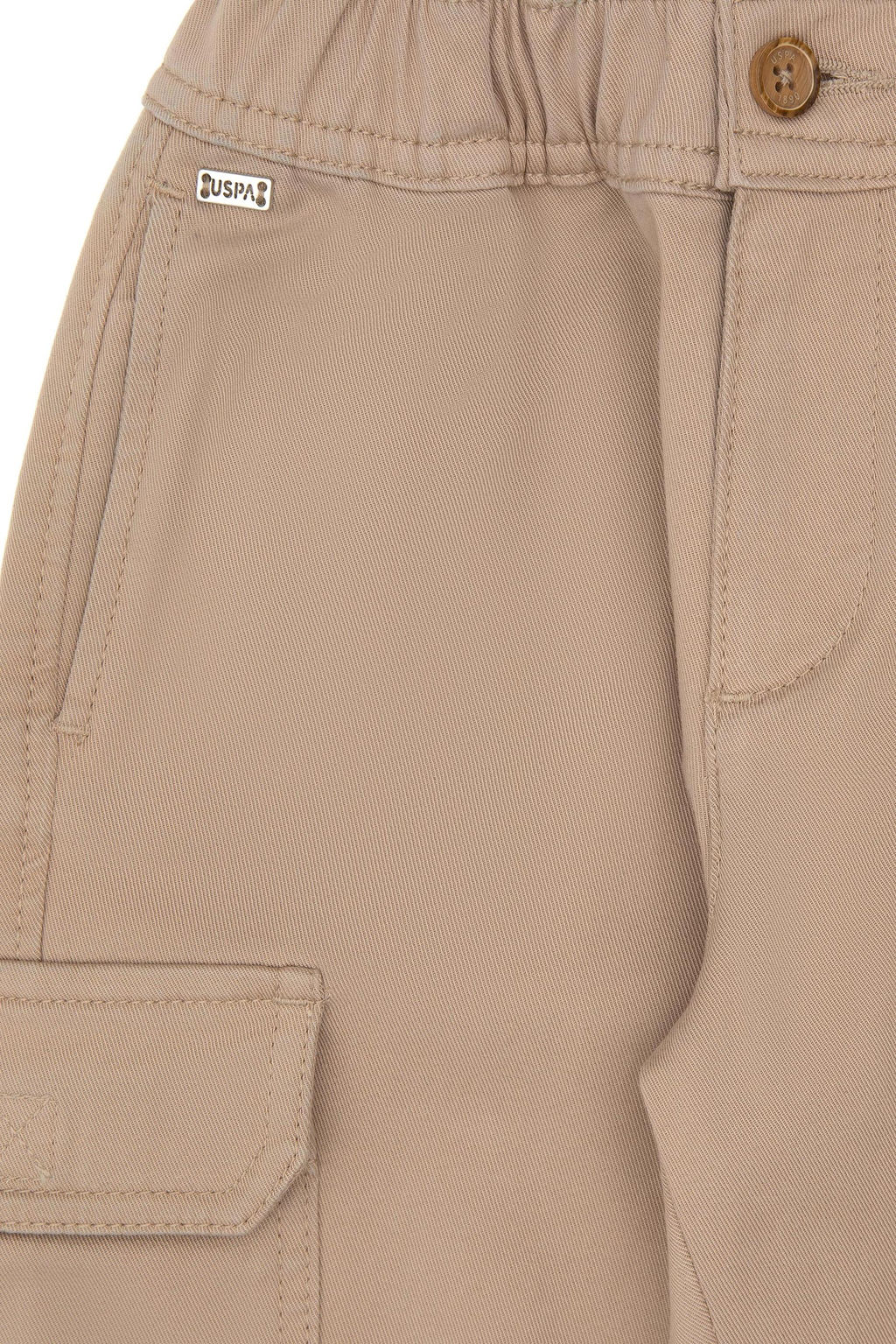 Брюки песочного цвета для девочек из парусины Неожиданная скидка в корзине - U.s. polo assn фото 5