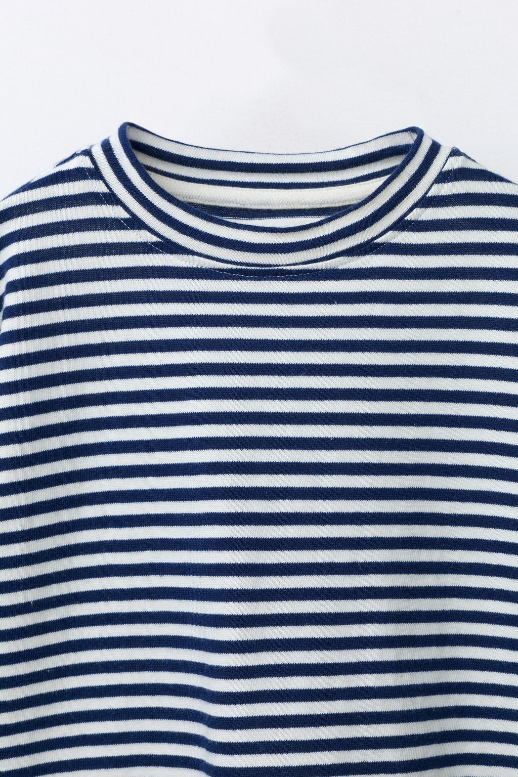 STRIPED LABEL T-SHIRT
