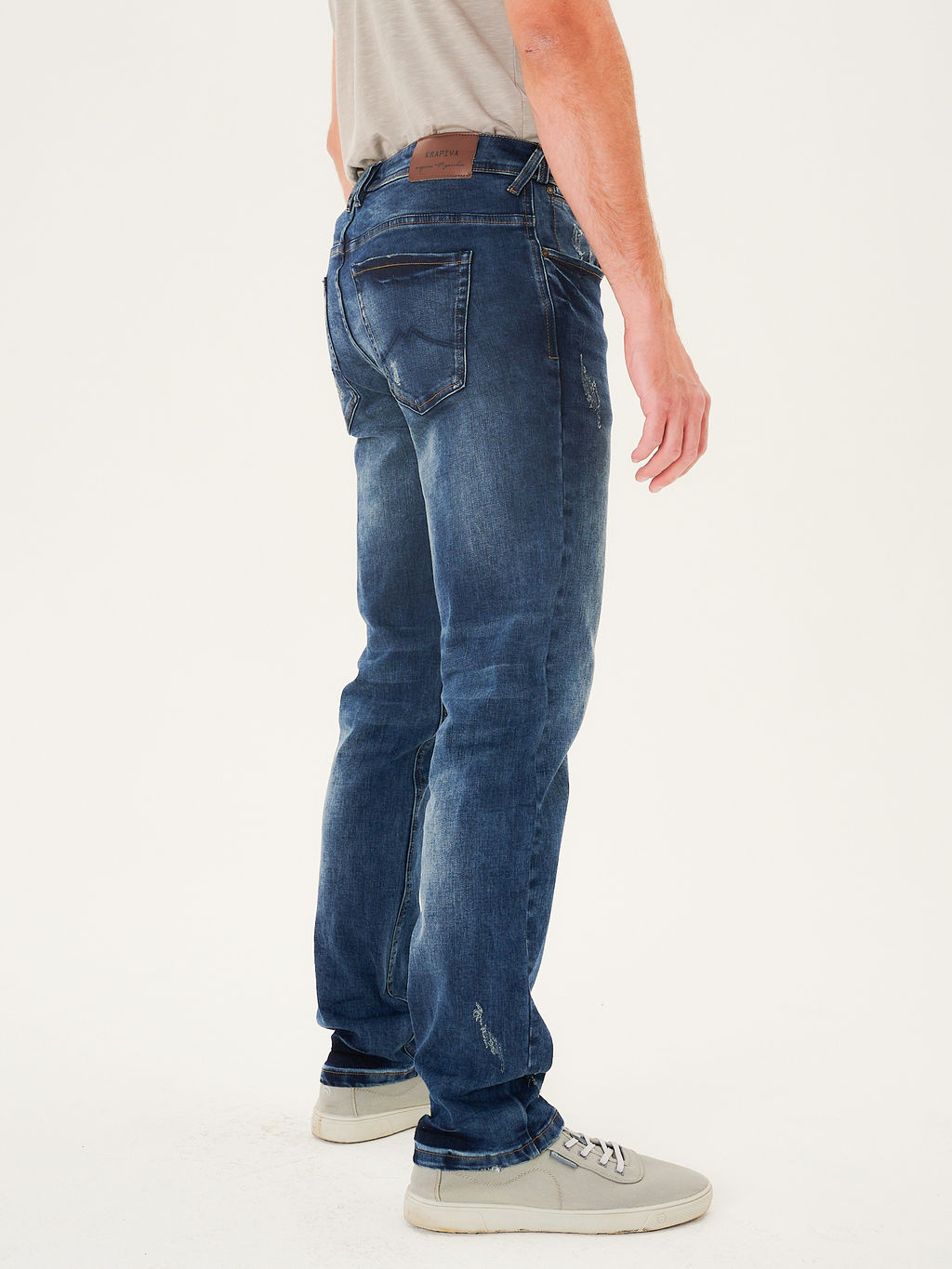 ДЖИНСЫ РЕГУЛЯРНЫЕ С ЭЛАСТАНОМ