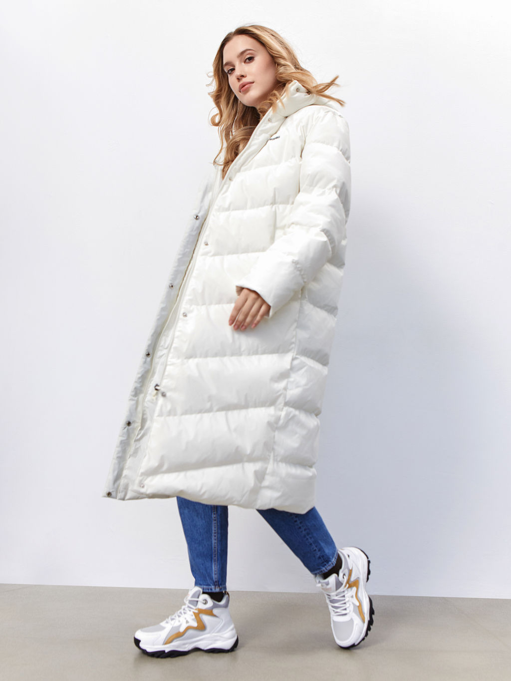T3341-6 Пуховик удлиненный женский - Strobbs фото 4