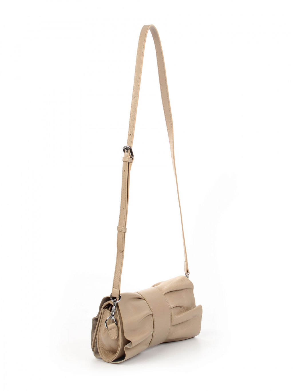 LACCOMA сумка АУ4725-П-бежевый натуральная кожа хлопок