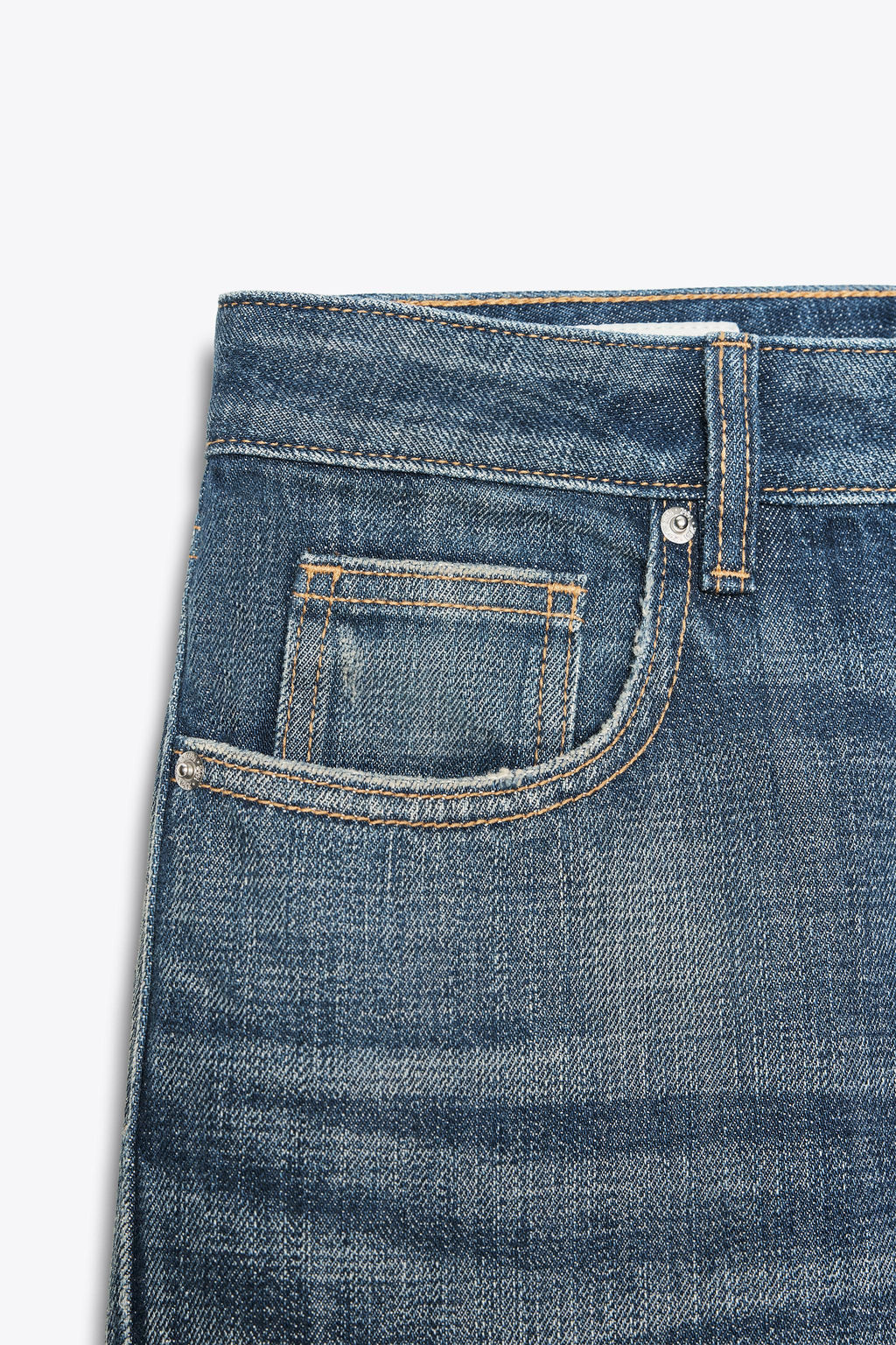 TRF STRAIGHT CROP MID-WAIST JEANS - Zara фото 22
