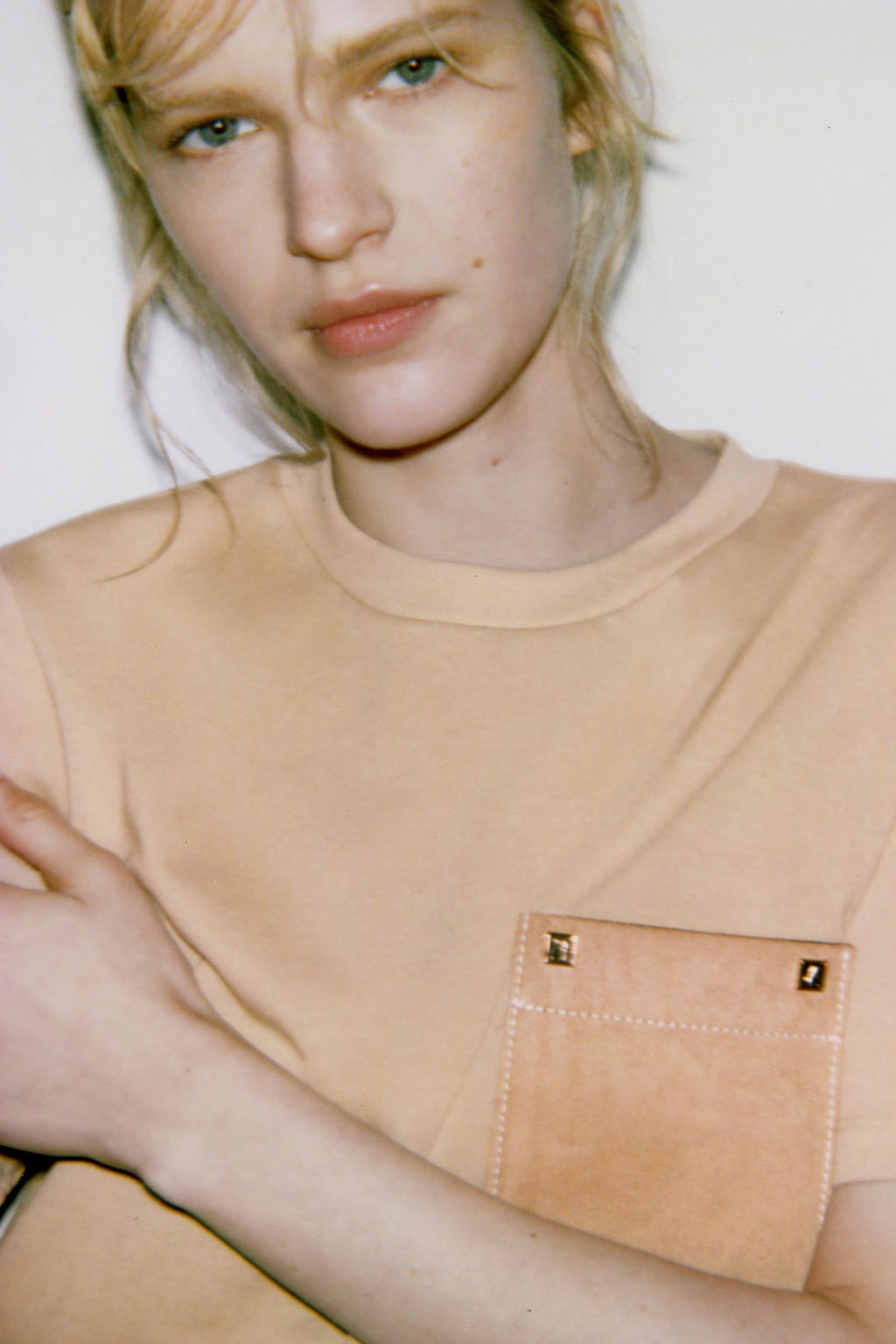 T-SHIRT WITH CONTRAST POCKET - Zara фото 3