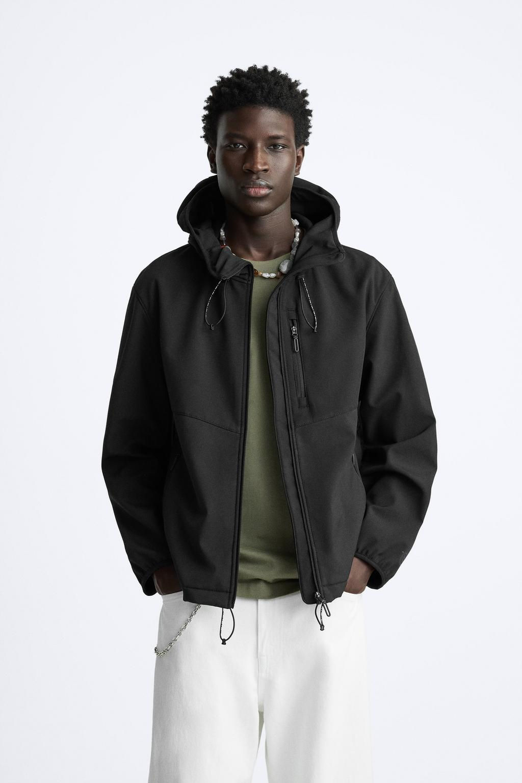 HOODED TECHNICAL JACKET - Zara фото 2