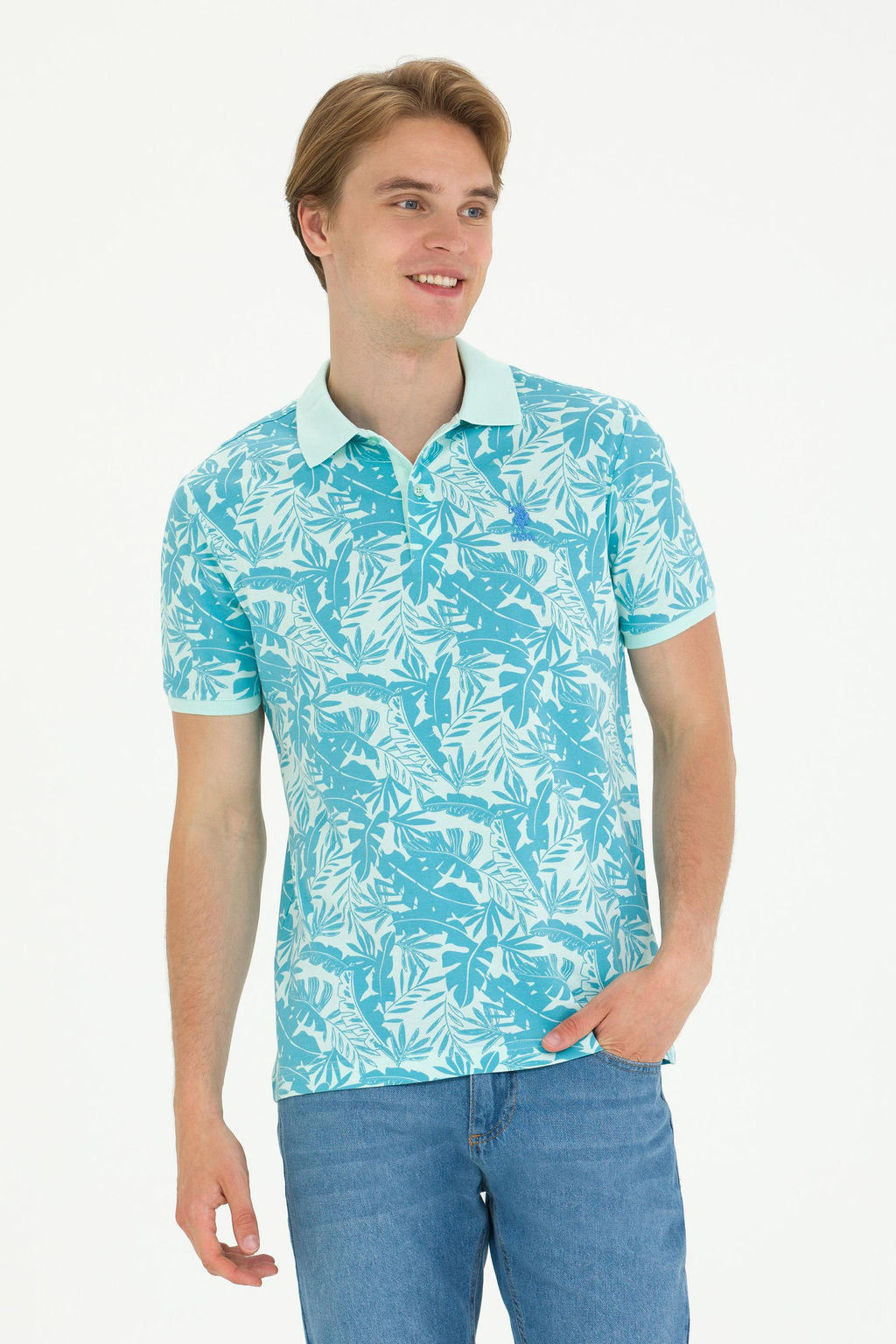 Мужская футболка Nile с воротником поло - U.s. polo assn фото 15