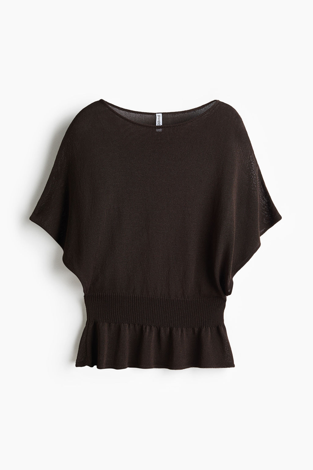 Top de punto con escote barco - H&m фото 3