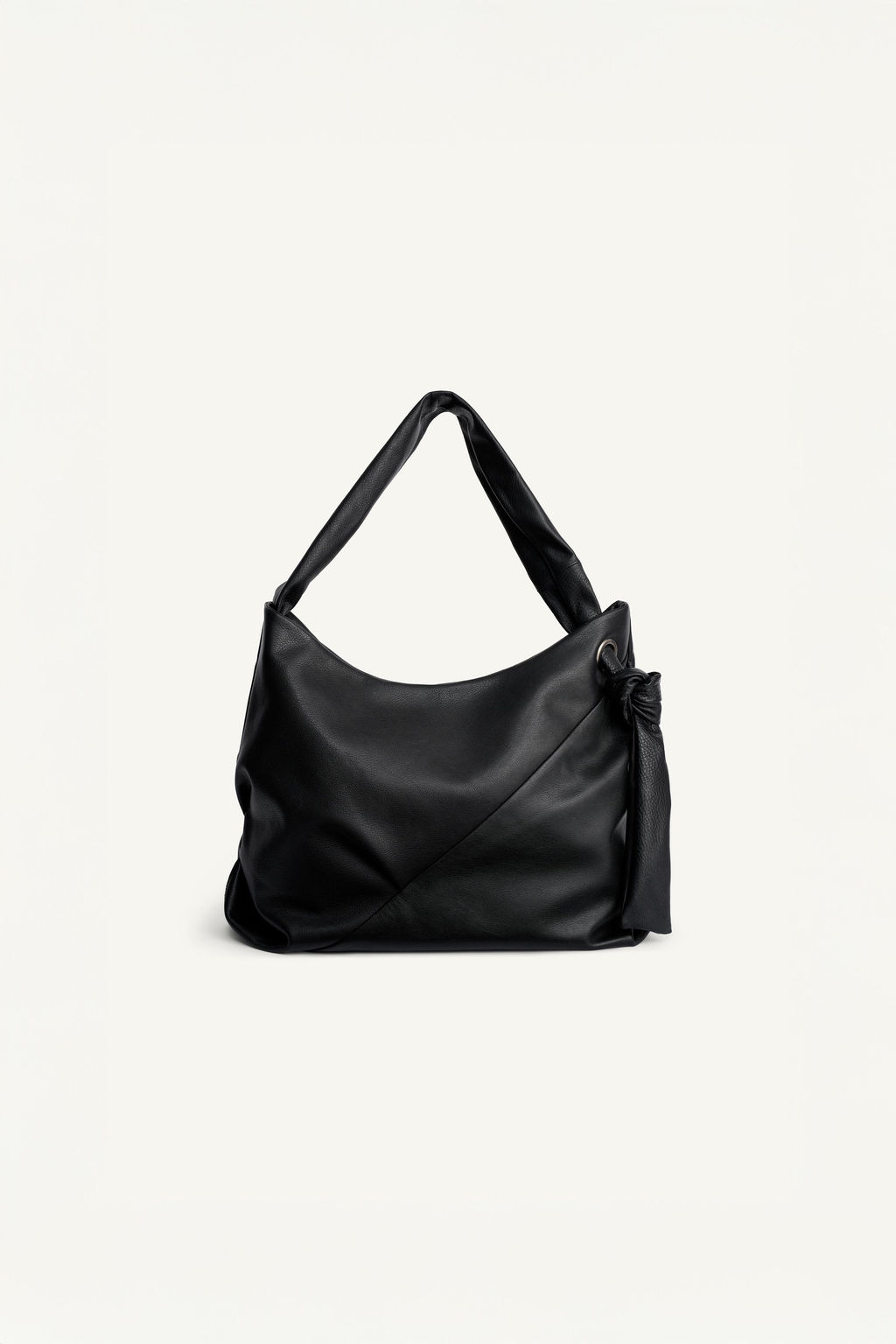 BOLSO SHOPPER PIEL / Negro - Zara фото 2