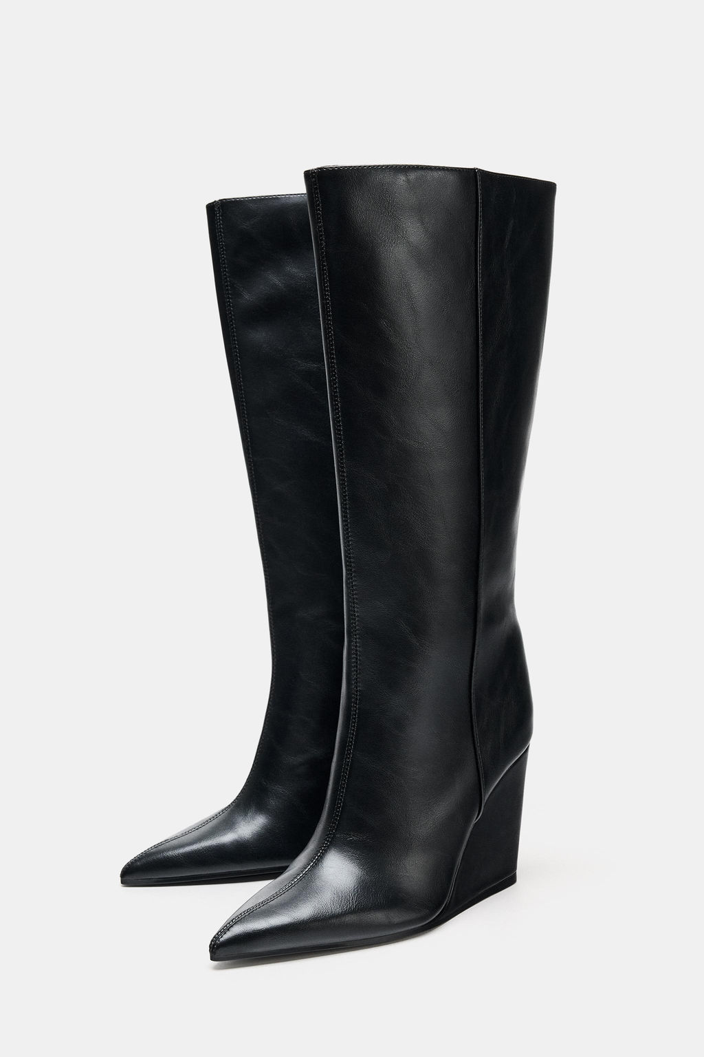 WEDGE HEEL BOOTS - Zara фото 5