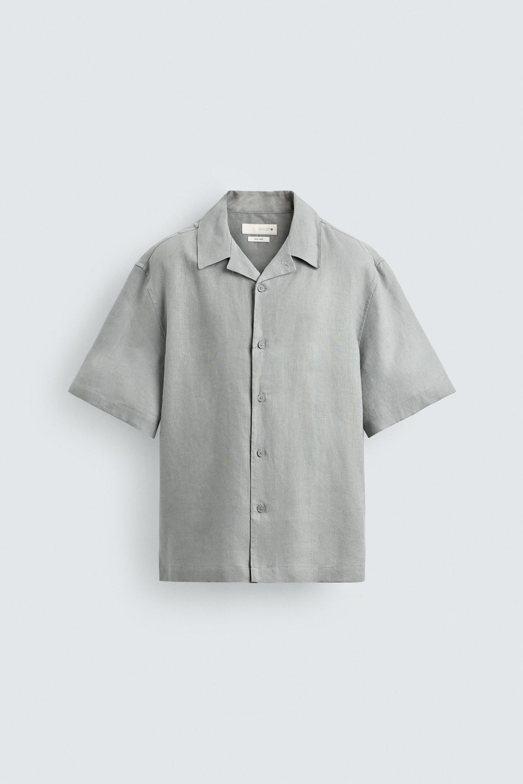 PANTAL?N REGULAR FIT 100% LINO / Marino - Zara фото 16