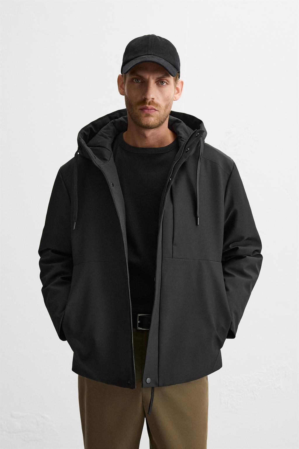 HOODED TECHNICAL JACKET - Zara фото 2