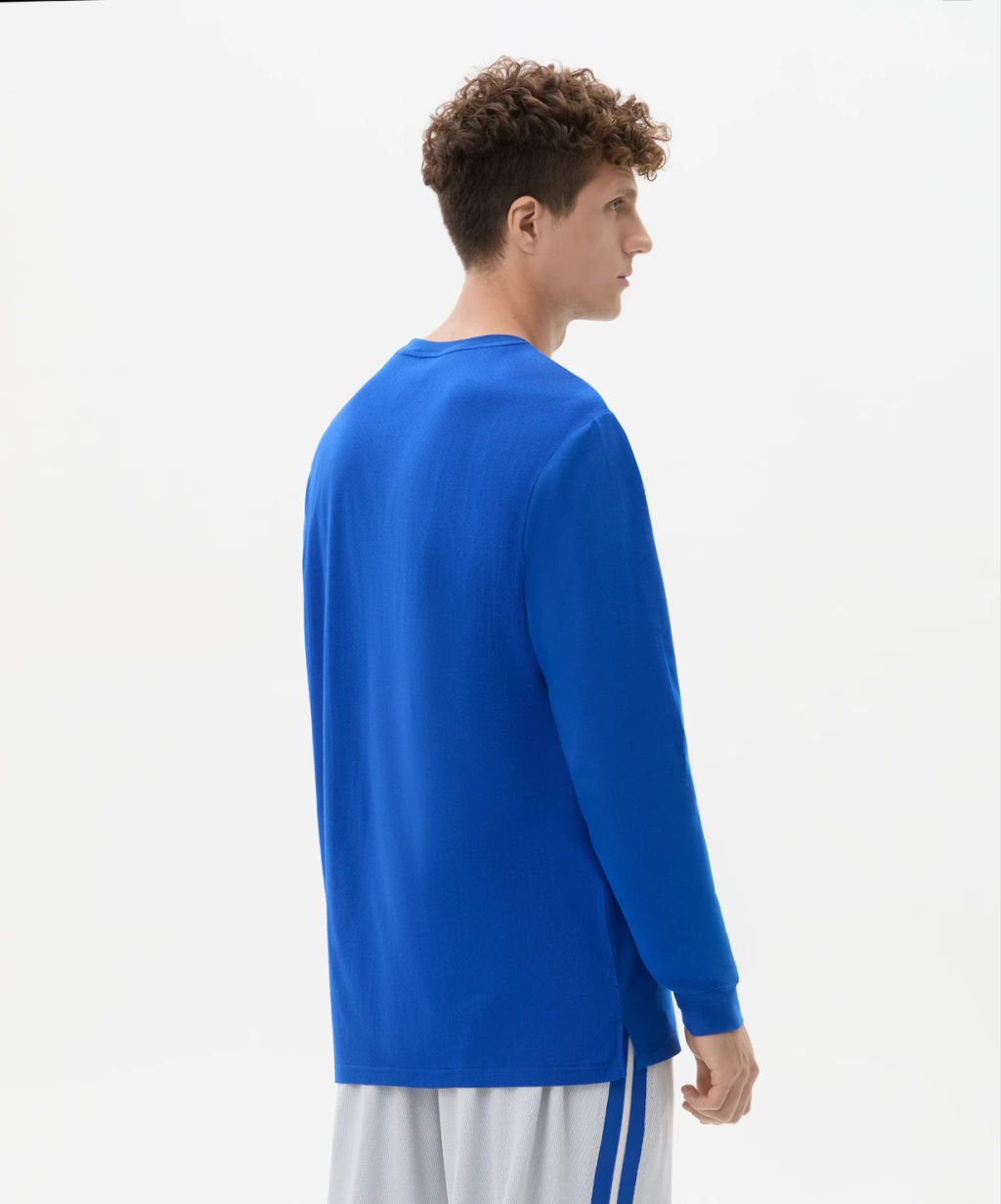 Лонгслив тренировочный JOGEL DIVISION PerFormDRY Training CVC LS Z2, синий  фото 8