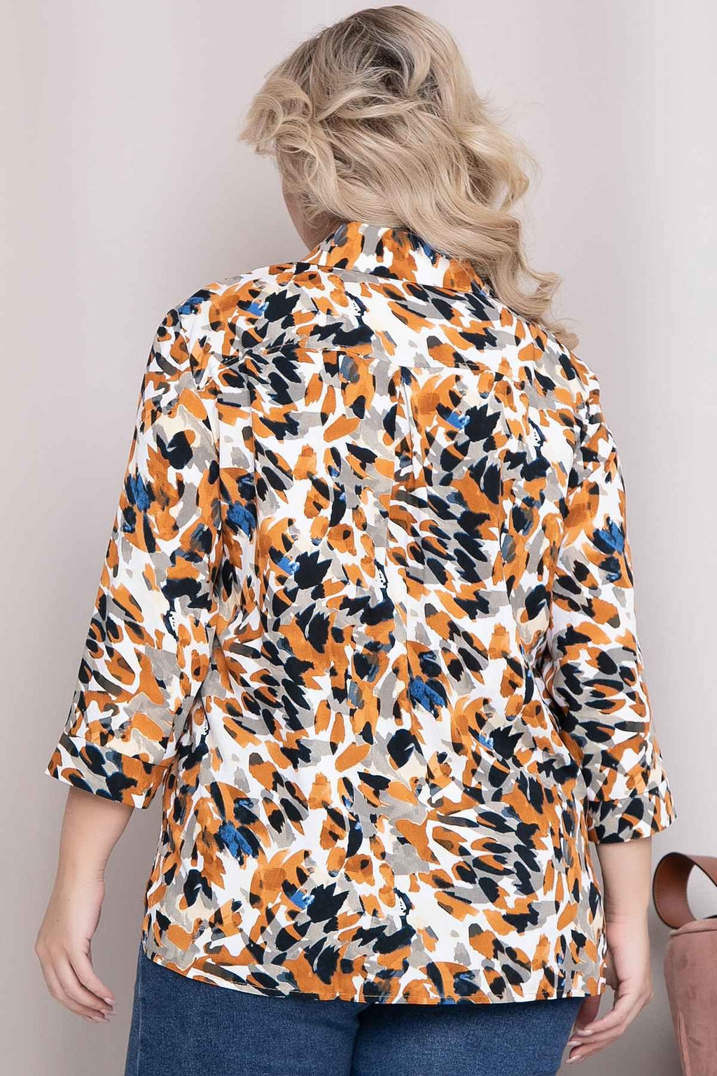 Рубашка П-2186/2 Цвет:разноцветный - Леди агата фото 6